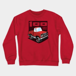 Bright Red - D-100 (1978 - White-Based) Crewneck Sweatshirt